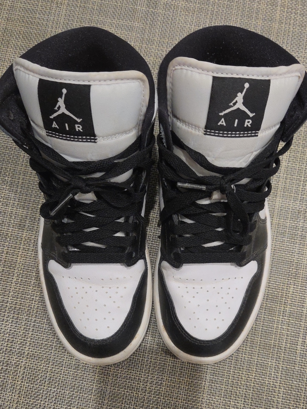 Jordan High-Top Sneakers - Black and White
